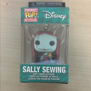 Disney Sally Sewing Pocket Pop Keychain